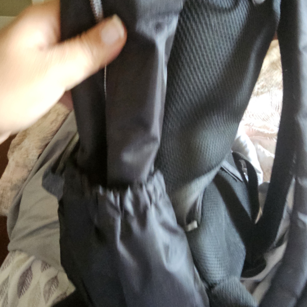 JJ Cole Papago Pack Backpack Diaper Bag - Light Heather Grey and Black - Picture 4 of 5